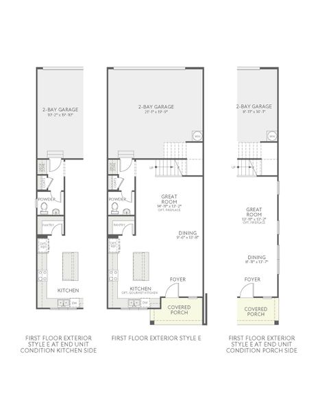 2D floor plan layout for the Clarion by Tri Pointe Homes in Southbridge, Fort Mill, SC (Image 3).