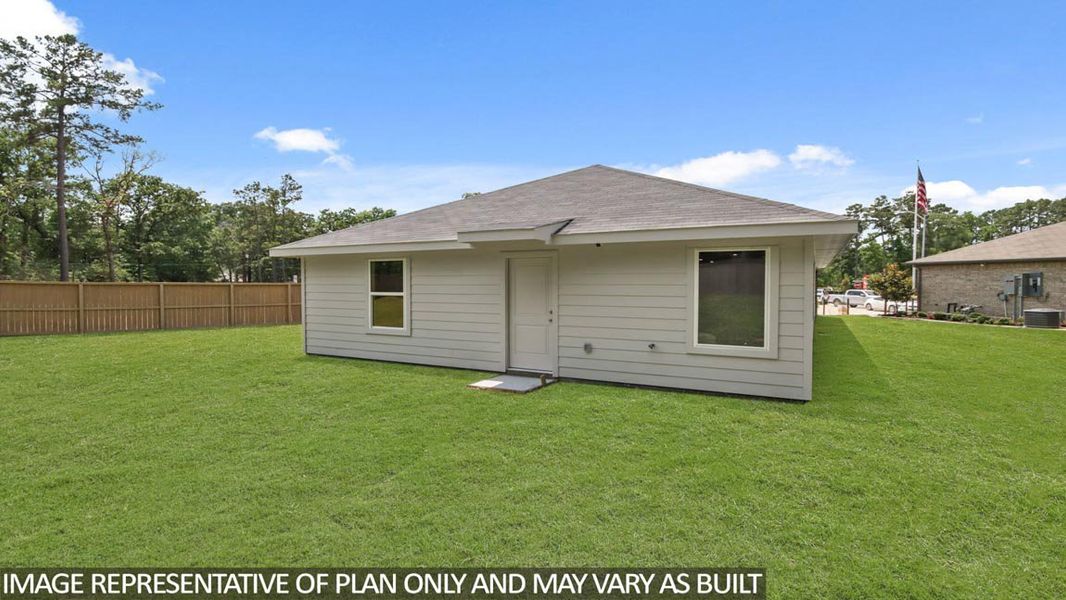 Representative exterior details of a home built from the Plan by D.R. Horton in Lexington Heights, Willis (Image 3).