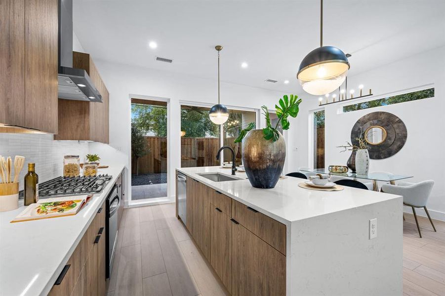 Furnished interior view inside a new home in , Dallas (Image 5). Furnished interior view inside a new home in , Dallas (Image 5).