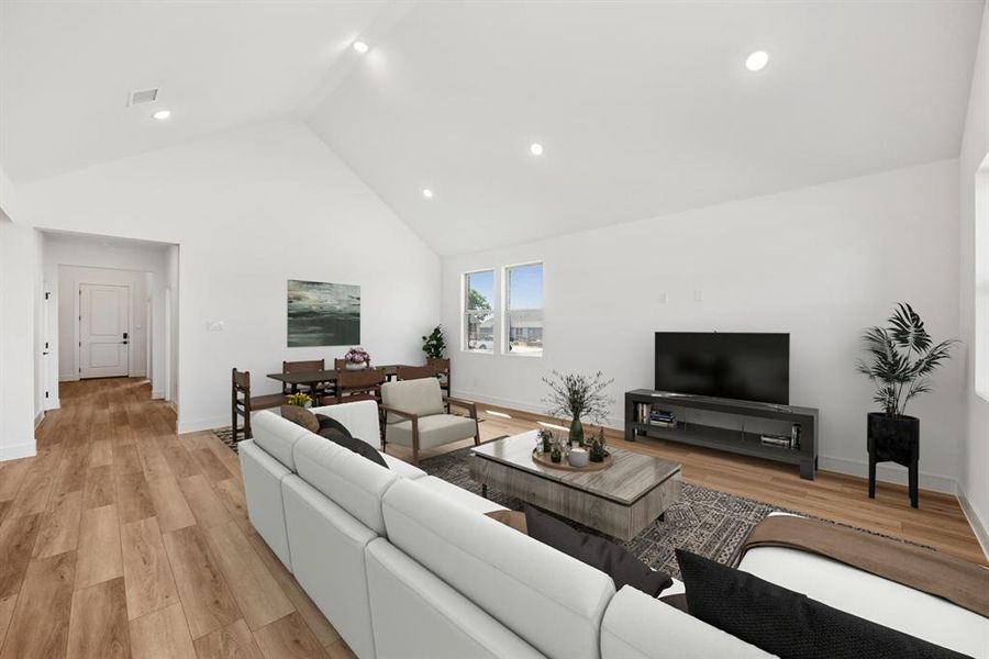 Furnished interior view inside a new home in Heritage Ranch, Sherman (Image 25).