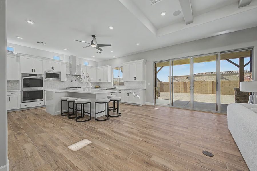 Furnished interior view inside a new home in Bellero Estates, Queen Creek (Image 9).