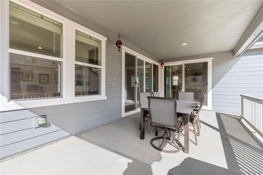 Exterior details and patio area of a home in Looking Glass, Parker (Image 3).
