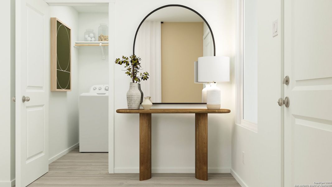 Furnished interior view inside a new home in Rose Valley, Converse (Image 20). Furnished interior view inside a new home in Rose Valley, Converse (Image 20).