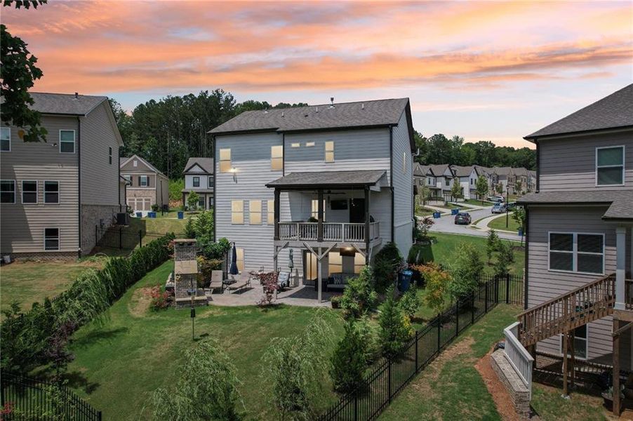 Exterior details and patio area of a home in , Auburn (Image 3).