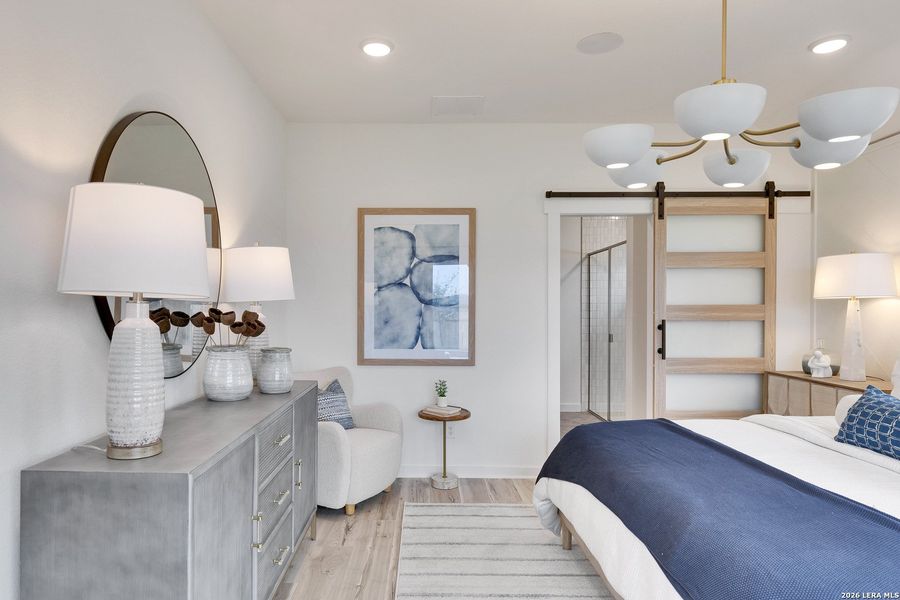 Furnished interior view inside a new home in Westridge, San Antonio (Image 11).