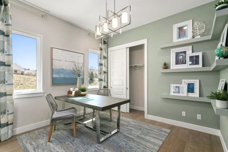 Furnished interior view inside a new home in Pelican Shores at Water Valley, Windsor (Image 10). Furnished interior view inside a new home in Pelican Shores at Water Valley, Windsor (Image 10).