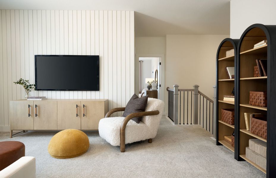 Furnished interior view inside a new home in Northpoint at Old Settlers, Round Rock (Image 7).