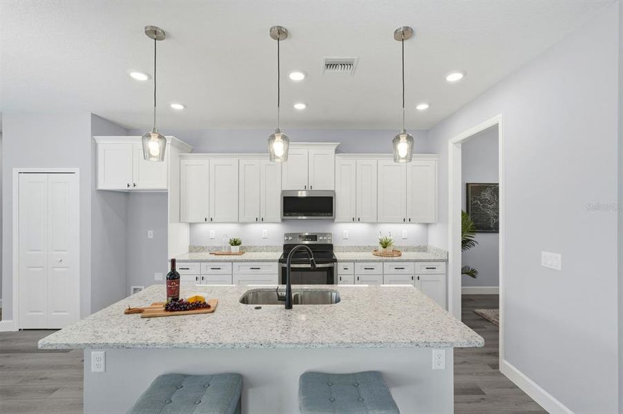 Furnished interior view inside a new home in , Lake Helen (Image 10).