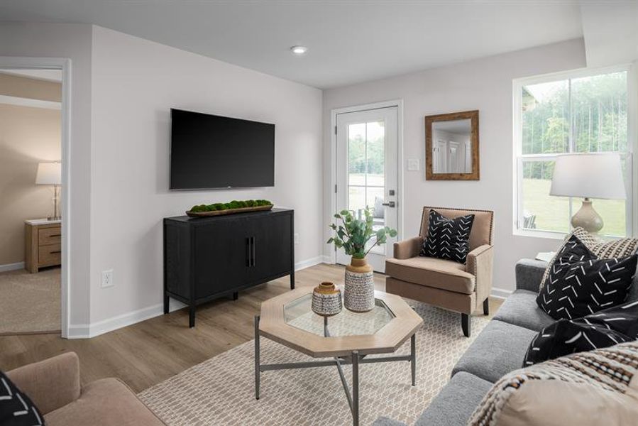 Furnished interior view inside a new home in Highland Park Condos, White House (Image 9).
