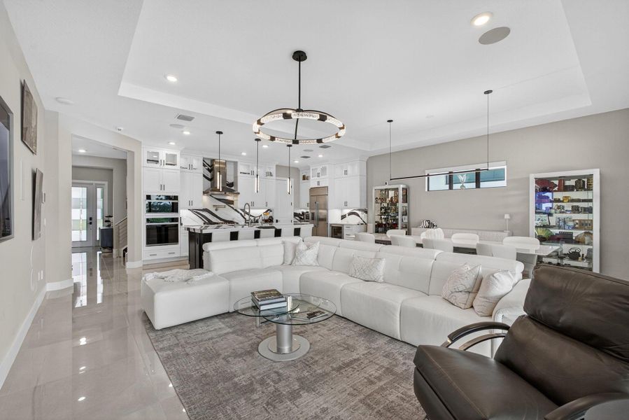 Furnished interior view inside a new home in , The Acreage (Image 36). Furnished interior view inside a new home in , The Acreage (Image 36).
