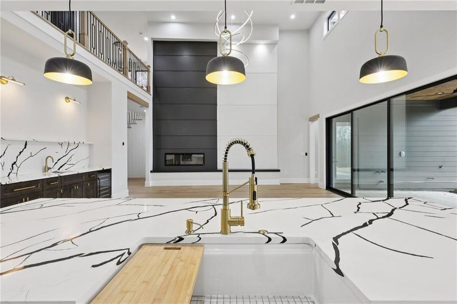 Furnished interior view inside a new home in , Auburn (Image 39).