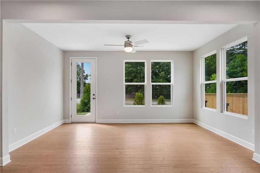 Spacious, unfurnished interior of a new home in Lakecrest, Buford (Image 17).