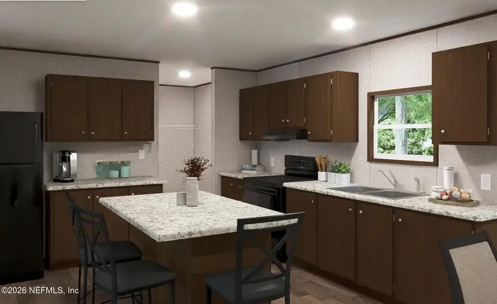 Furnished interior view inside a new home in , Mannville (Image 5).