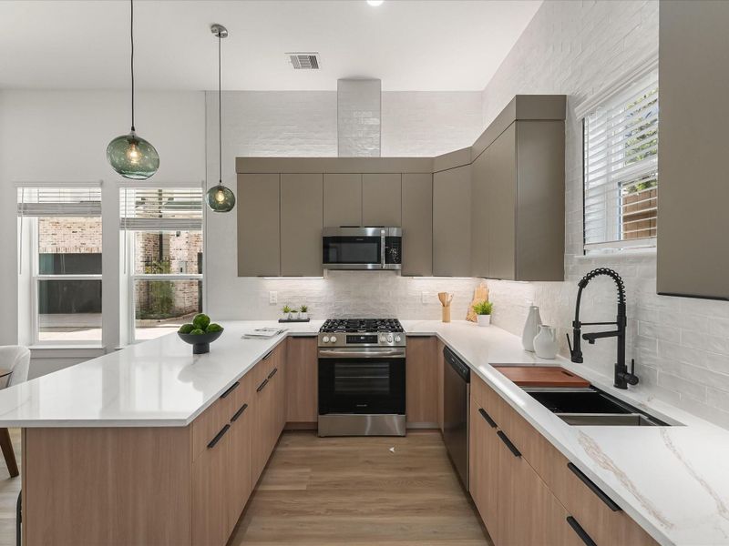 Furnished interior view inside a new home in , Houston (Image 5).