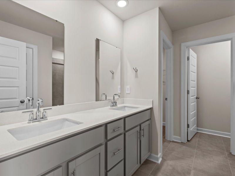 Furnished interior view inside a new home in Cedar Shoals – Heritage Collection, Piedmont (Image 5).