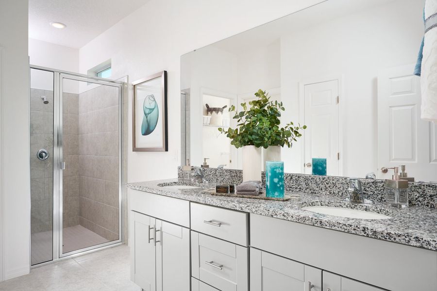 Representative furnished interior of a home built from the Evolve by Park Square Residential in Cypress Park Estates, Haines City (Image 15).