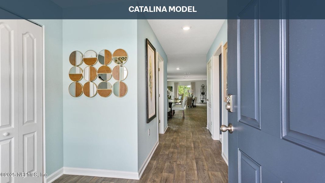 Furnished interior view inside a new home in Copes Landing, Jacksonville (Image 5). Furnished interior view inside a new home in Copes Landing, Jacksonville (Image 5).