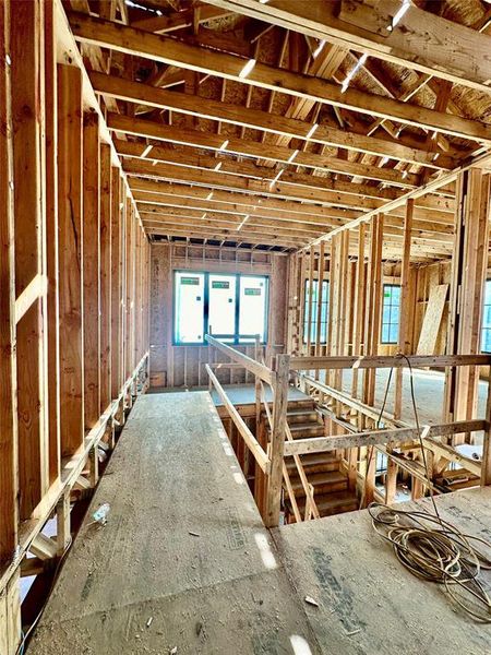 Current construction 10/2/24. View from the second floor.