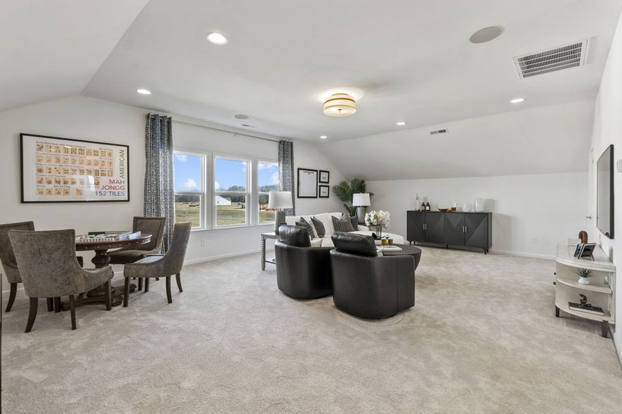 Representative furnished interior of a home built from the Pembrooke by Taylor Morrison in River Falls, Tega Cay (Image 18).