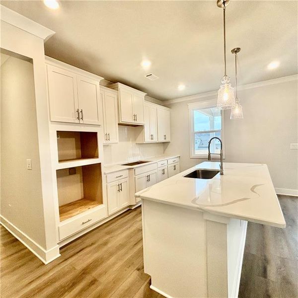 Furnished interior view inside a new home in Rosewood Lake Estates, Hoschton (Image 8).