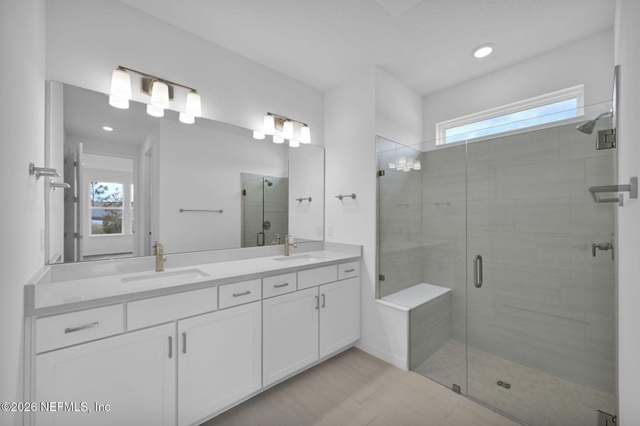 Furnished interior view inside a new home in Del Webb Wildlight, Yulee (Image 13). Furnished interior view inside a new home in Del Webb Wildlight, Yulee (Image 13).