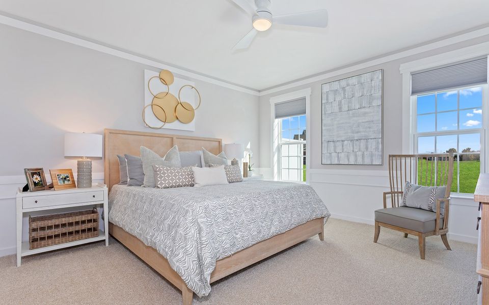 Representative furnished interior of a home built from the Carter by Brookfield Residential in Wendell Falls, Wendell (Image 4).