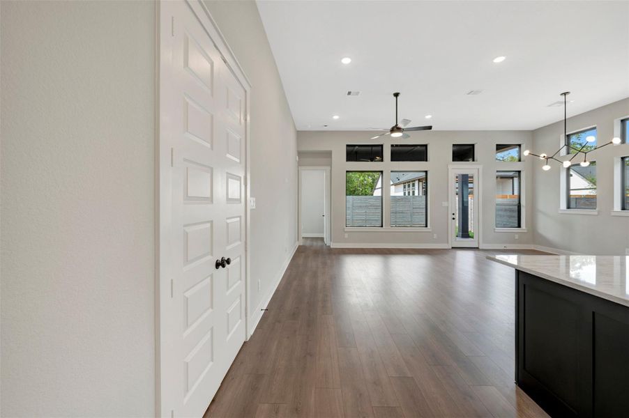 Spacious, unfurnished interior of a new home in Two Step Farm - Enclave Collection, Montgomery (Image 29). Spacious, unfurnished interior of a new home in Two Step Farm - Enclave Collection, Montgomery (Image 29).