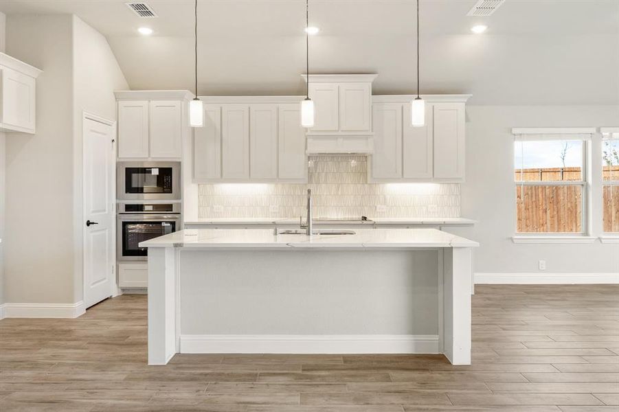 Furnished interior view inside a new home in The Grove, Midlothian (Image 13).