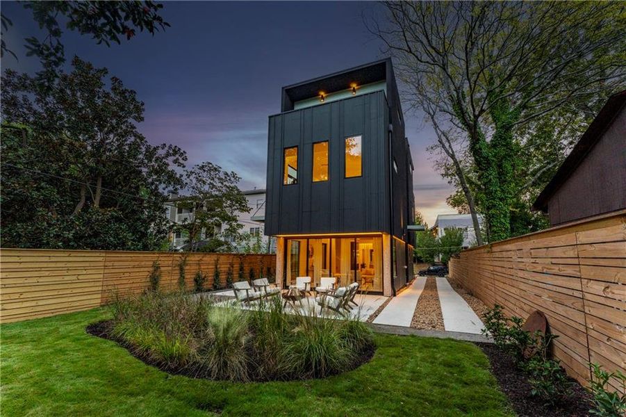 Exterior details and patio area of a home in , Atlanta (Image 28).