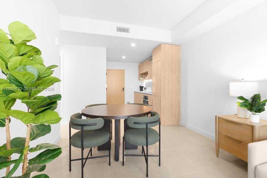 Furnished interior view inside a new home in , Miami (Image 6). Furnished interior view inside a new home in , Miami (Image 6).