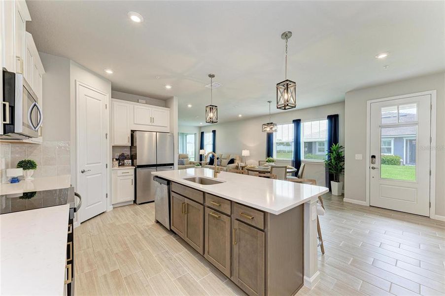 Furnished interior view inside a new home in Wellen Park, Venice (Image 16).