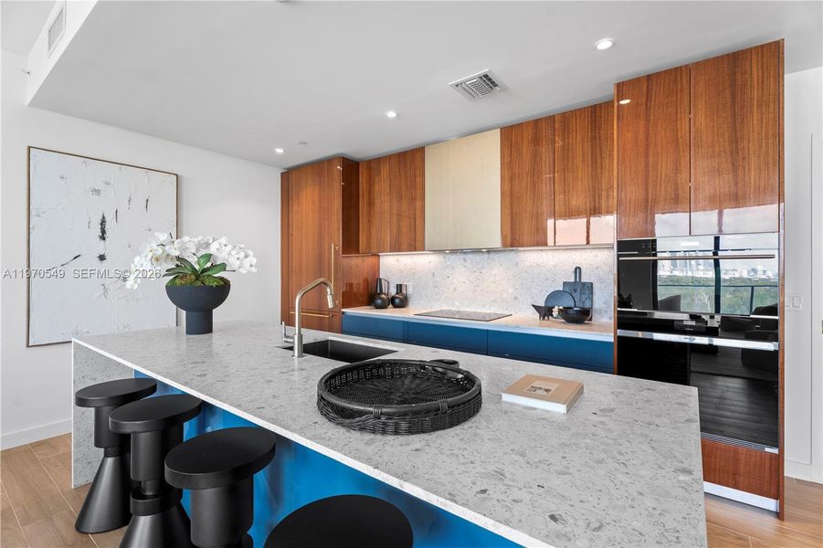 Furnished interior view inside a new home in , Miami (Image 6).