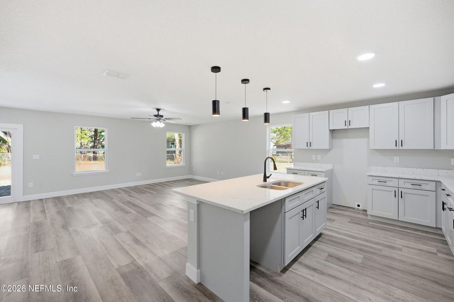 Furnished interior view inside a new home in , Jacksonville (Image 6).