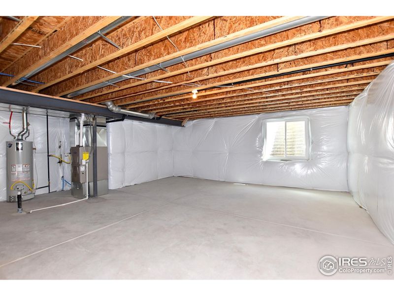 In-progress construction of a new home in , Johnstown, CO (Image 43).