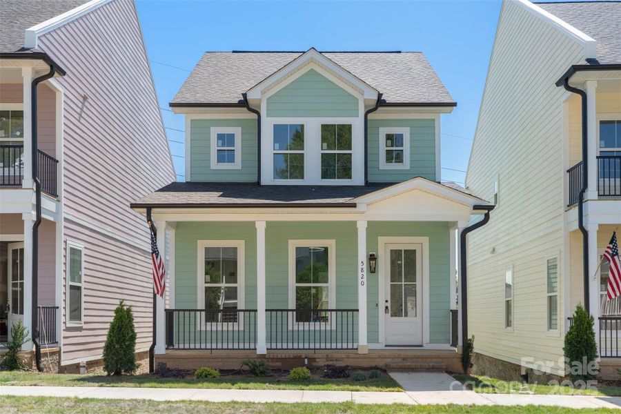 Front exterior of a new home in , Kannapolis, NC, highlighting curb appeal (Image 1).