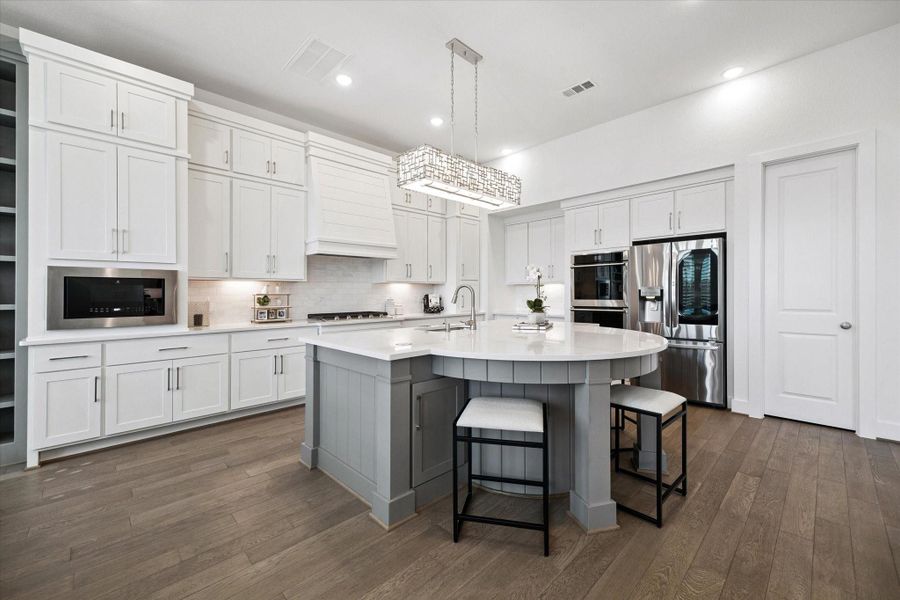 Furnished interior view inside a new home in Elyson, Katy (Image 8).