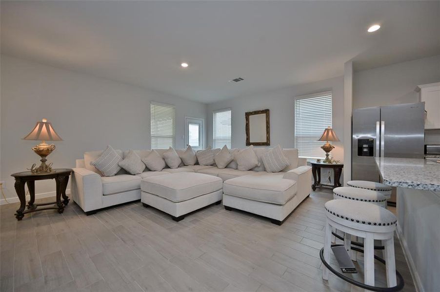 Furnished interior view inside a new home in , Fort Worth (Image 5).