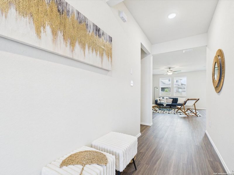 Furnished interior view inside a new home in Bricewood, San Antonio (Image 6).