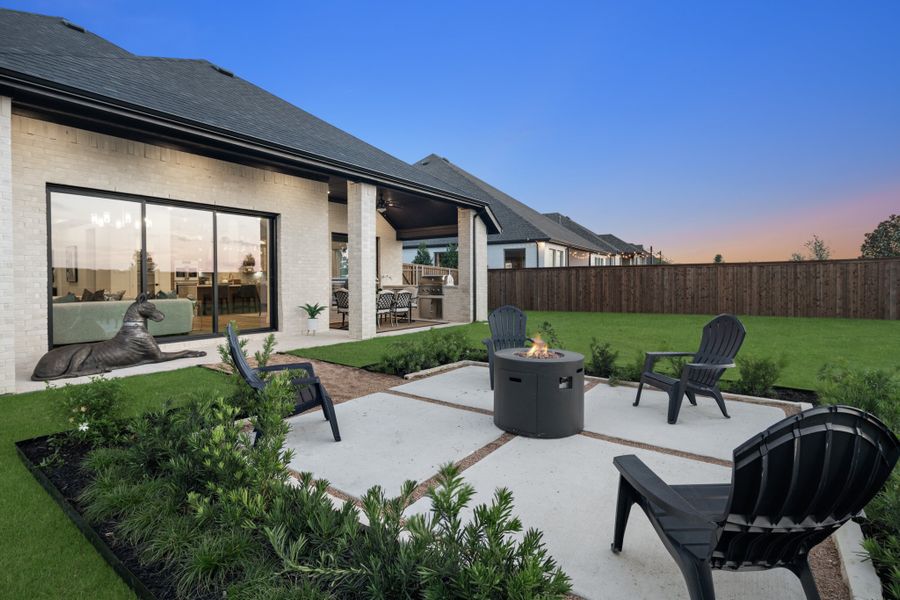 Representative exterior details of a home built from the Jackson by UnionMain Homes in Cambridge Crossing, Celina (Image 27).