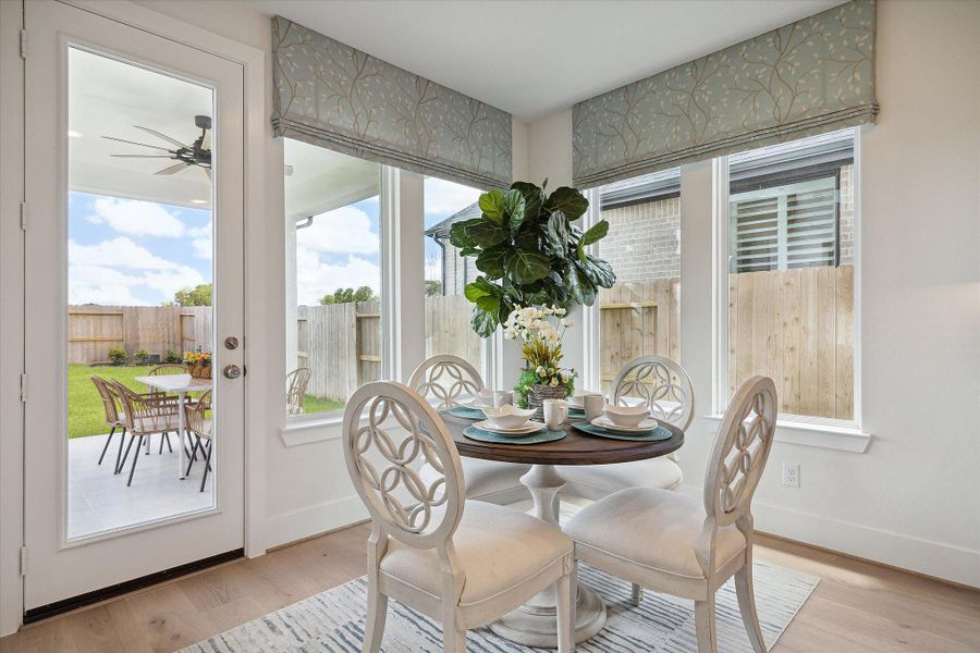 Representative furnished interior of a home built from the The Carter Z by Westin Homes in The Woodlands Hills – 65', Willis (Image 14).