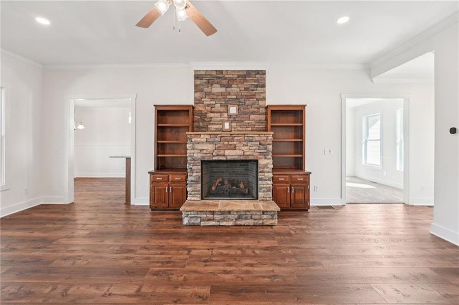 Spacious, unfurnished interior of a new home in , Canton (Image 57).
