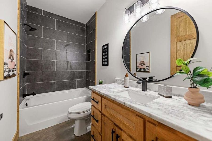 Furnished interior view inside a new home in , McCaysville (Image 12).