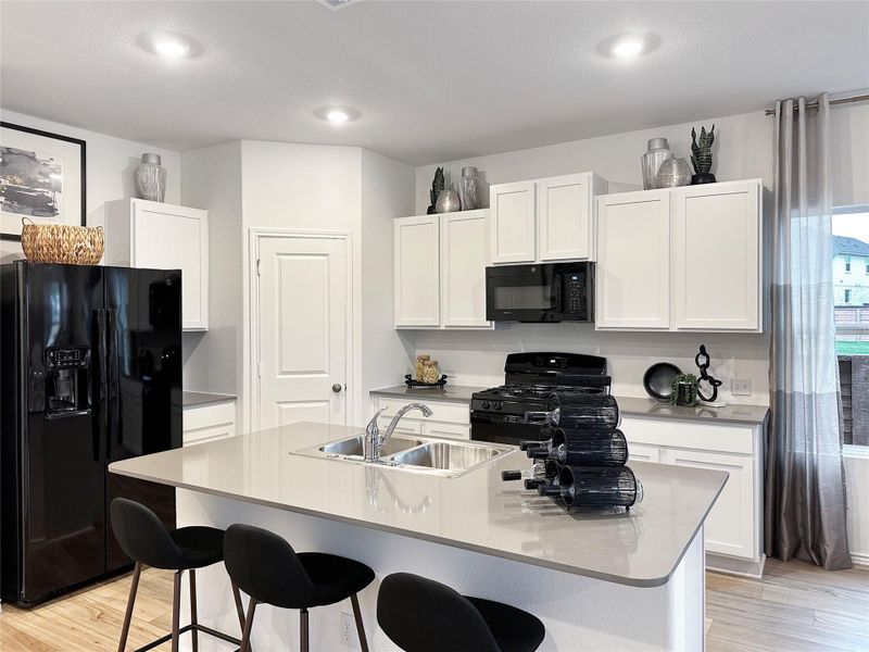 Furnished interior view inside a new home in Meadowlark Preserve, Pflugerville (Image 8).