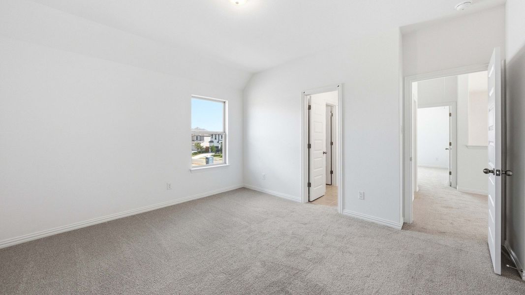 Furnished interior view inside a new home in Oaks at San Gabriel, Georgetown (Image 11).