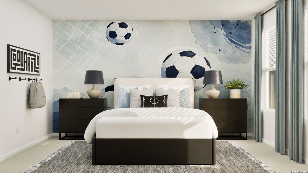 Furnished interior view inside a new home in Blossom Ranch, San Antonio (Image 15).