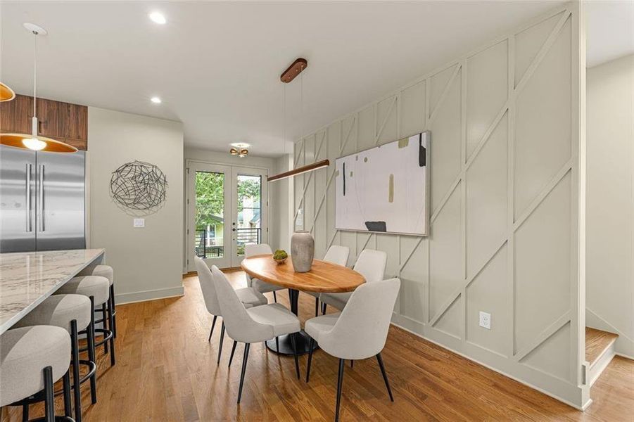 Furnished interior view inside a new home in , Atlanta (Image 18).