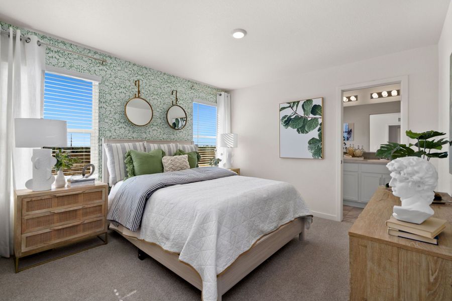 Furnished interior view inside a new home in Liberty Draw, Evans (Image 16).