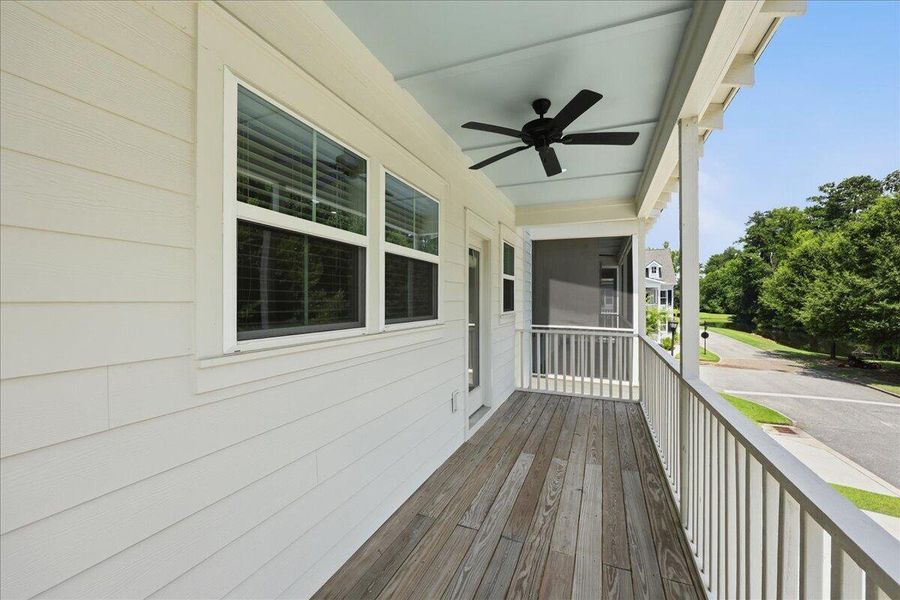 Exterior details and patio area of a home in , Summerville (Image 26).
