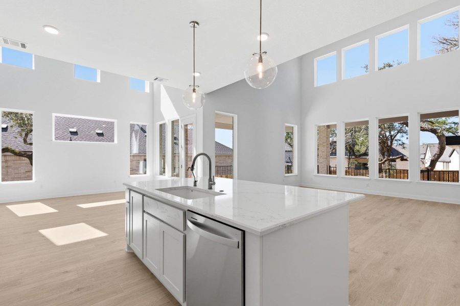 Open concept floorplan