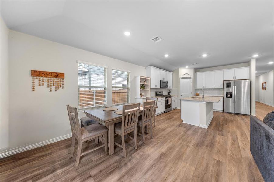 Furnished interior view inside a new home in Lakehaven - Signature Series, Farmersville (Image 4).